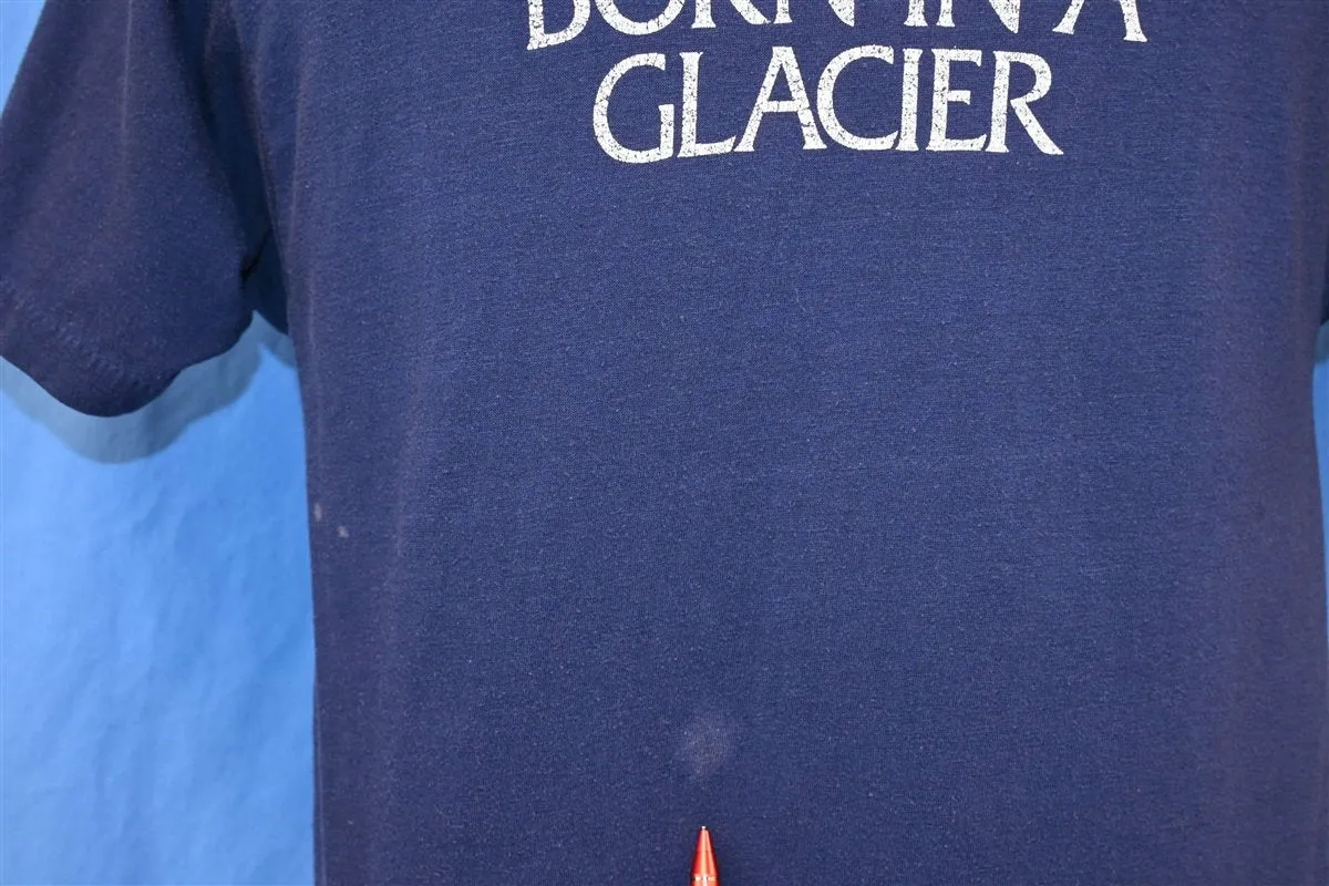 80s Vikin Fjord Vodka Born in Glacier t-shirt Medium