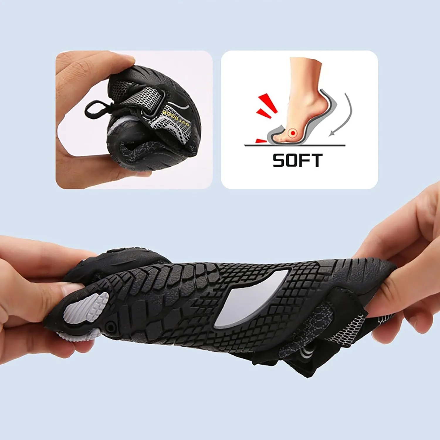 Aqua Water Shoes Quick Dry Barefoot for Women Men Beach Swim Pool Surf Yoga Hiking Lightweight Non Slip Breathable Outdoor Sports