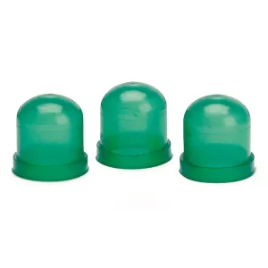 AutoMeter 3215 LIGHT BULB BOOTS; GREEN; QTY. 3
