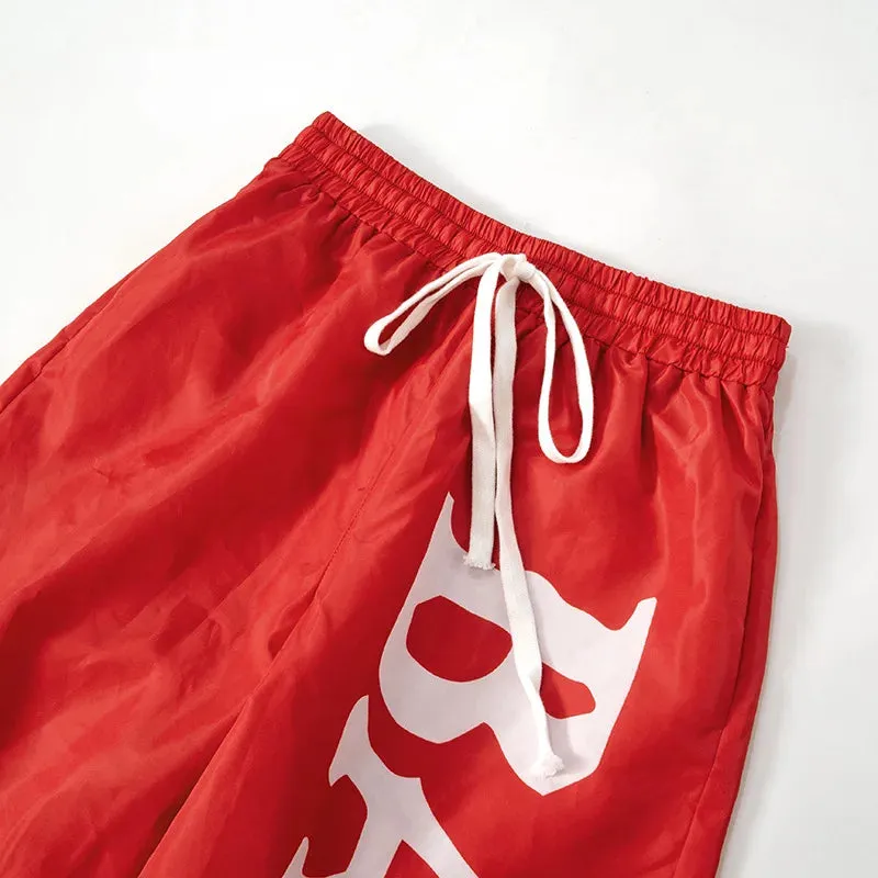 Baddie Windbreaker High Waisted Pants