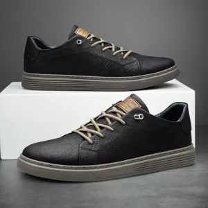 Benjamin | Leren Sneakers