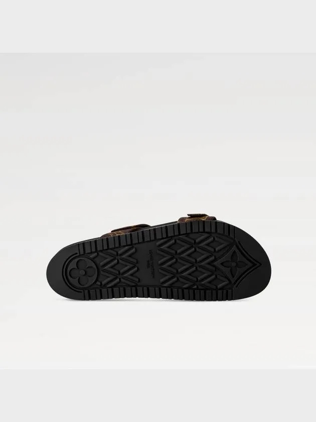 Bom Dia Flat Comfort Mule Sandals Monogram Women