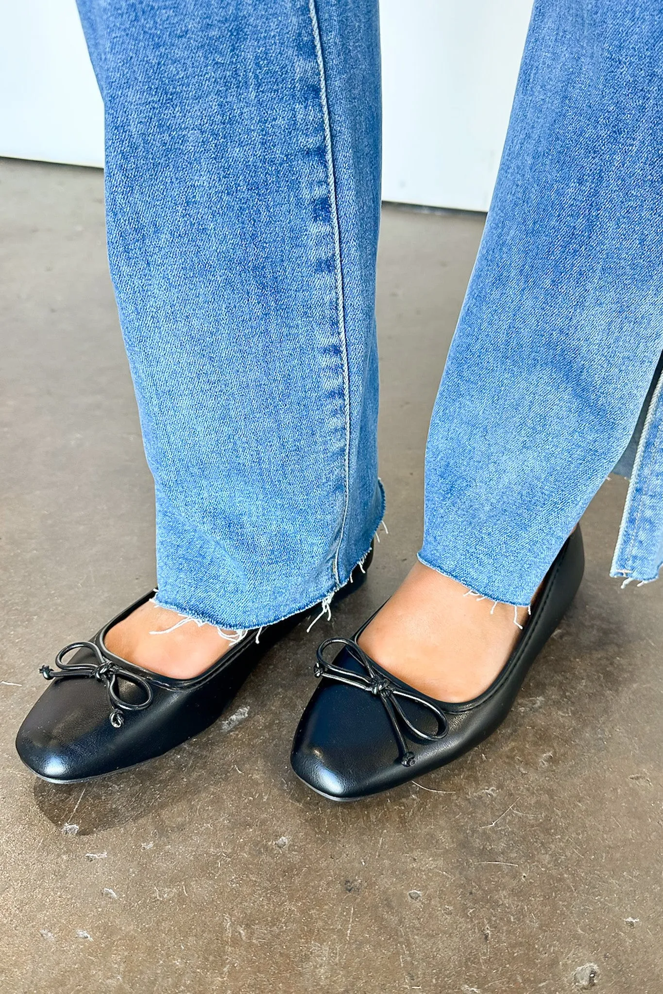 Chic Mindset Bow Accent Ballet Flats