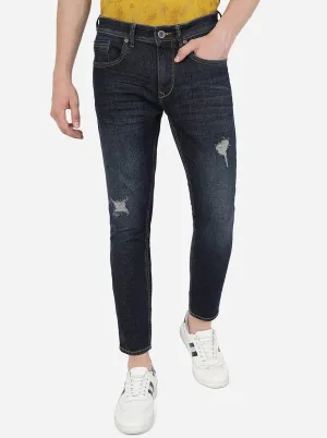 Dark Indigo Washed Rider Fit Jeans | JadeBlue