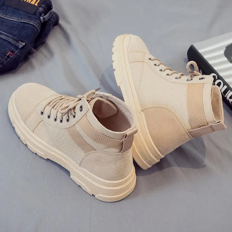 Desert Tide Shoes Breathable Canvas Men's Shoes