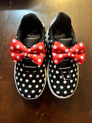 Disney Minnie Mouse Red Bow Girls Shoes