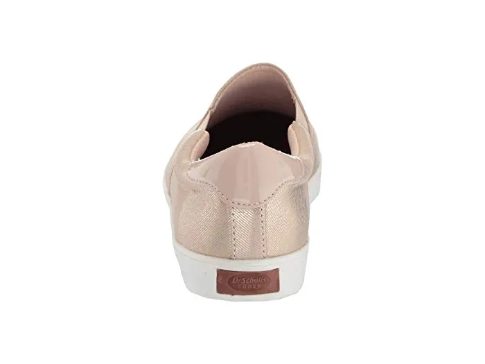 Dr. Scholl Shoes Women's Madison Sneaker Beach Metallic Denim Slip On Sneakers