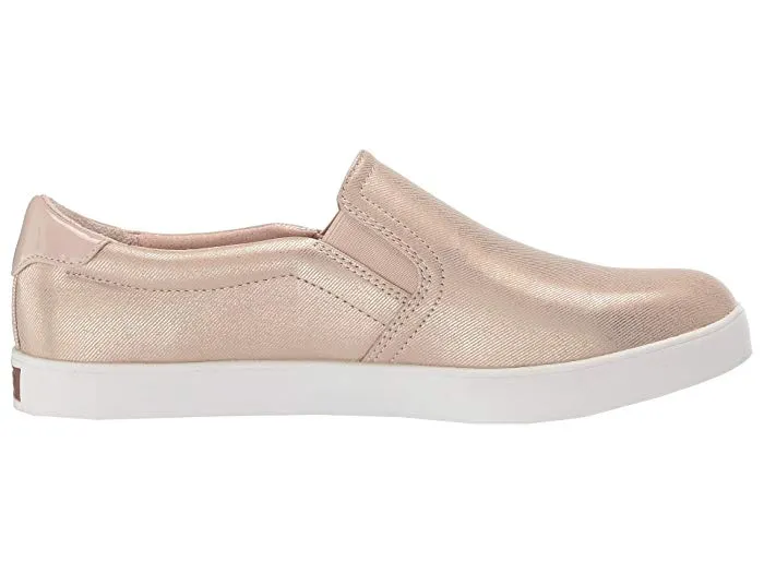 Dr. Scholl Shoes Women's Madison Sneaker Beach Metallic Denim Slip On Sneakers