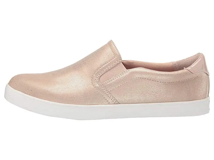 Dr. Scholl Shoes Women's Madison Sneaker Beach Metallic Denim Slip On Sneakers