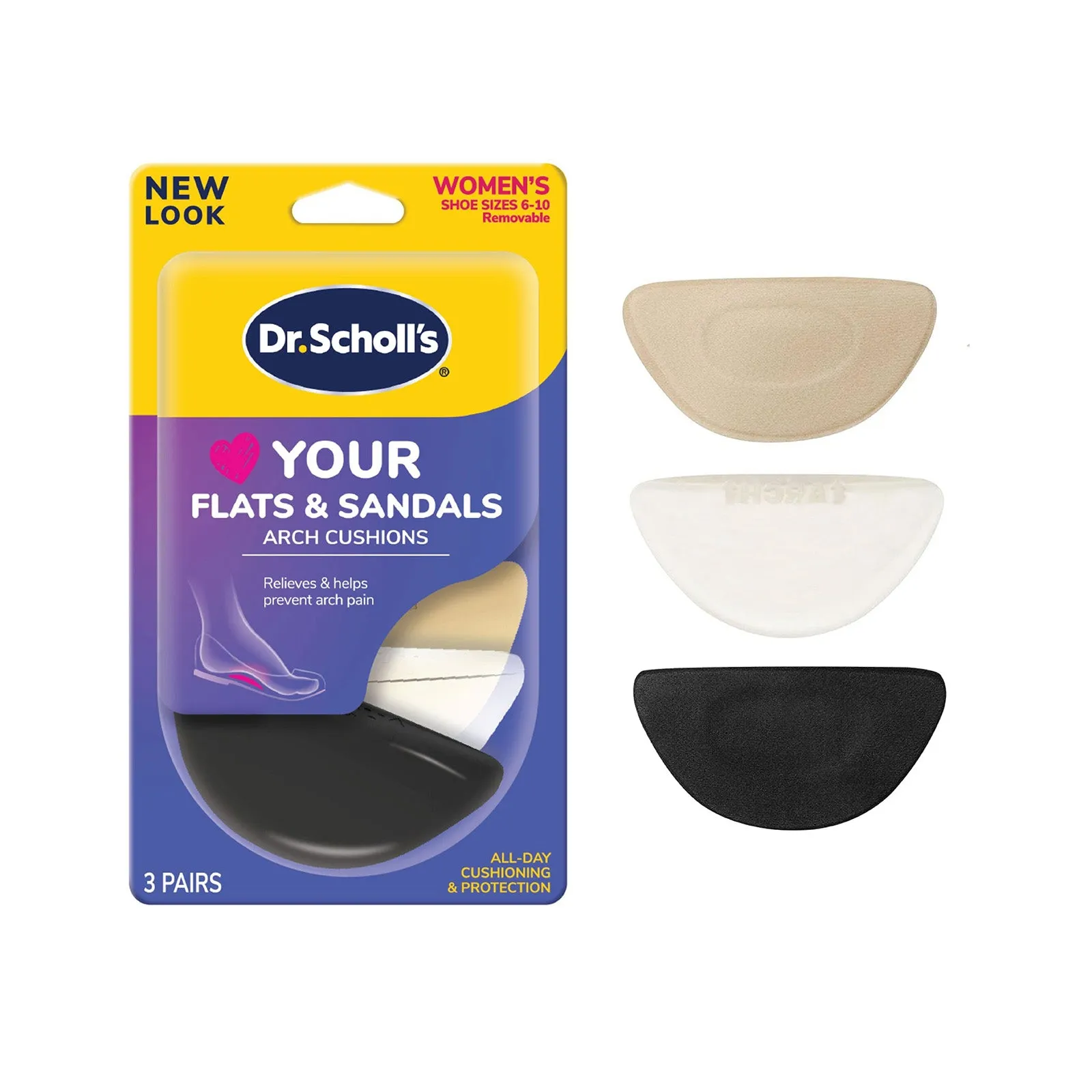 Dr.Scholl's Love Your Flats & Sandals Arch Cushion 3s