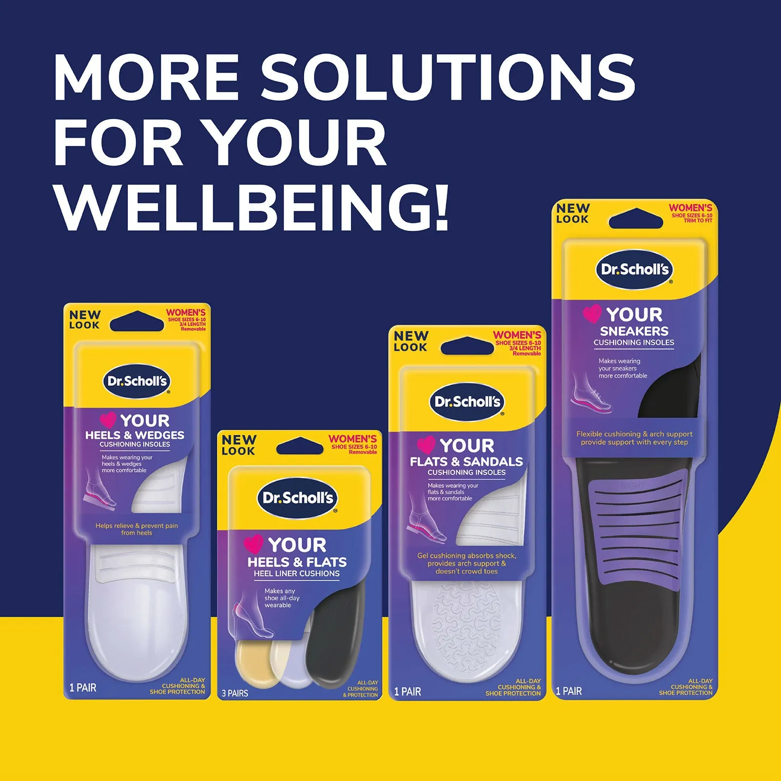Dr.Scholl's Love Your Flats & Sandals Arch Cushion 3s