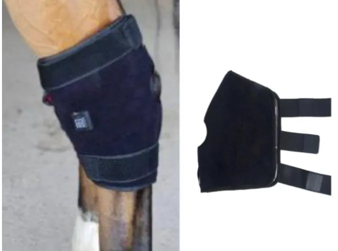 Equine NEW! Infrared Red Light Therapy HORSE KNEE HOCK BOOTS BUILT IN BATTERY WIRELESS CE Cert 112LED 660nm 850nm