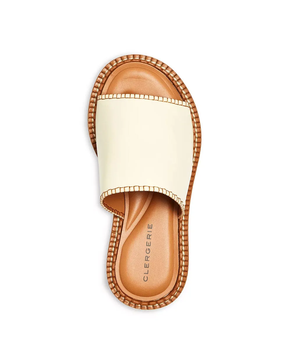 Fast Leather Sandals in Straw Nappa