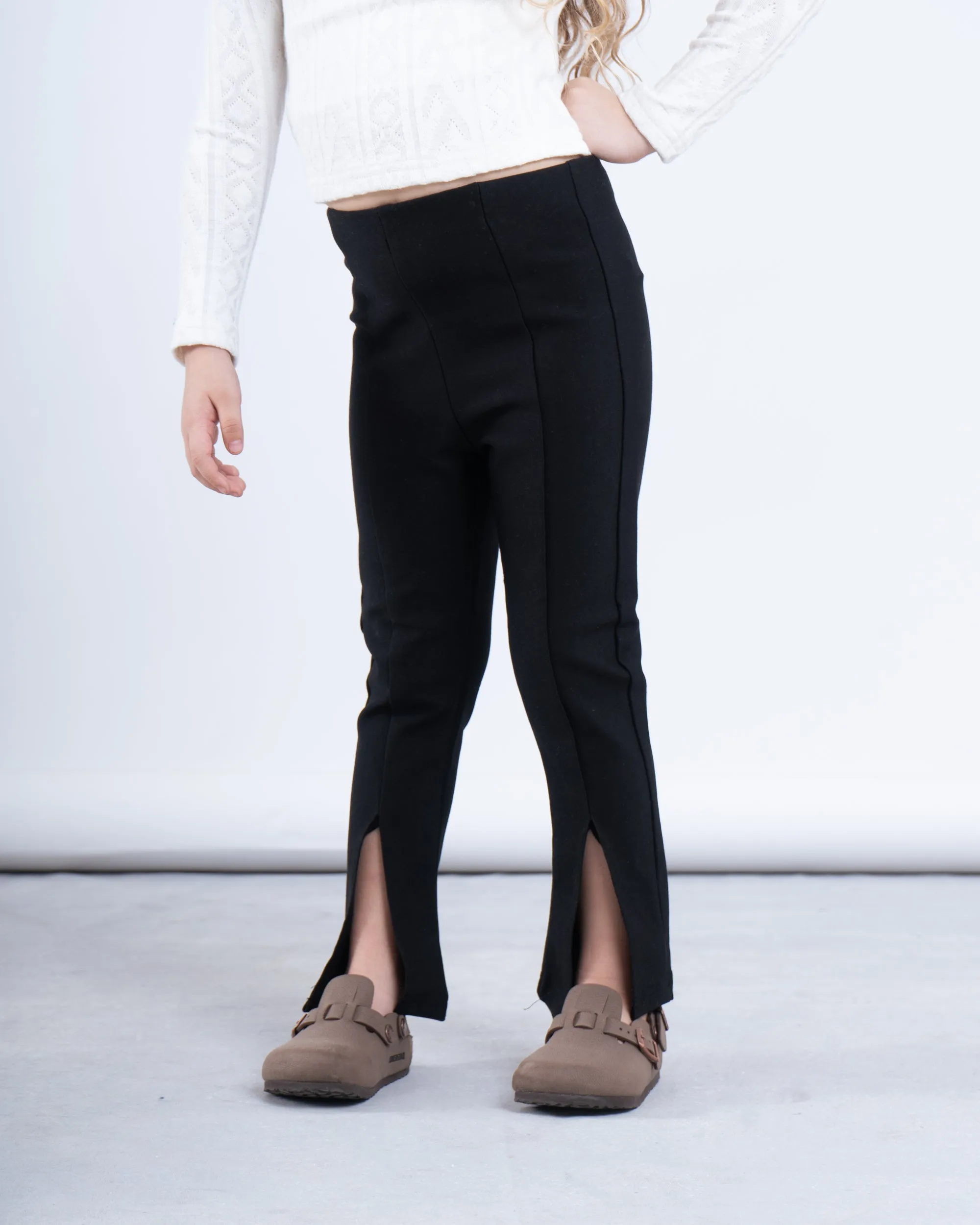 Front Slit Leggings