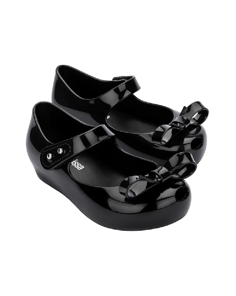 Girls Black Ultragirl Bow BB Ballerina