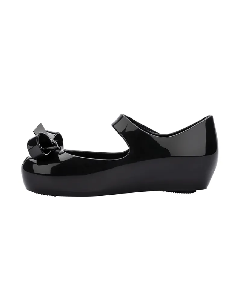 Girls Black Ultragirl Bow BB Ballerina
