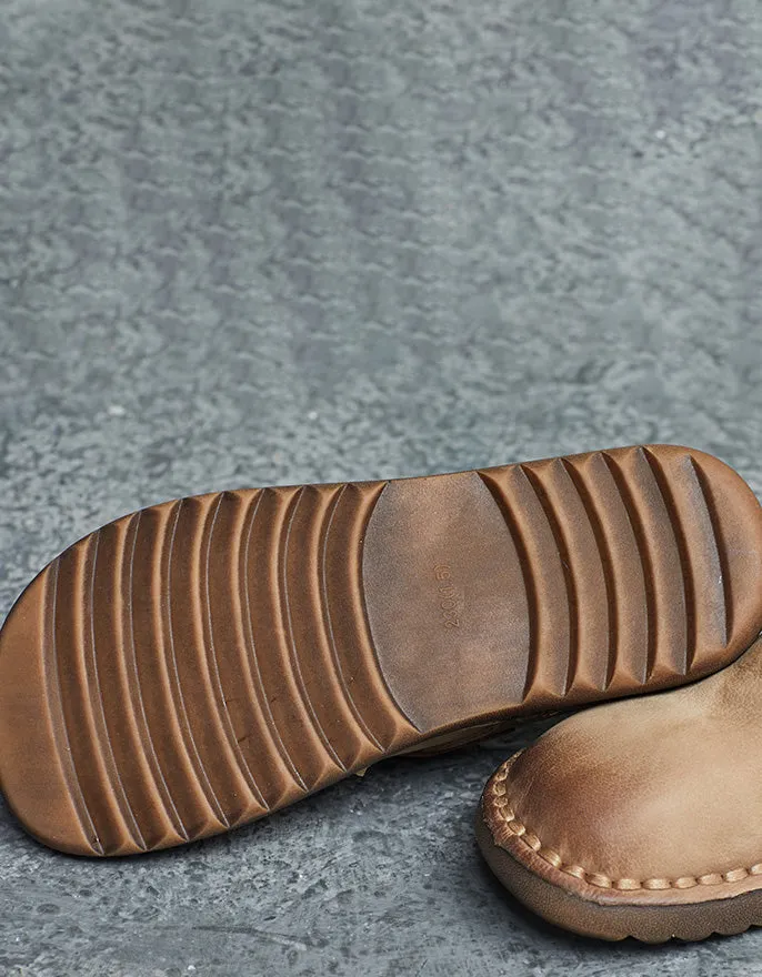 Handmade Soft Leather Comfortable Clogs for Women