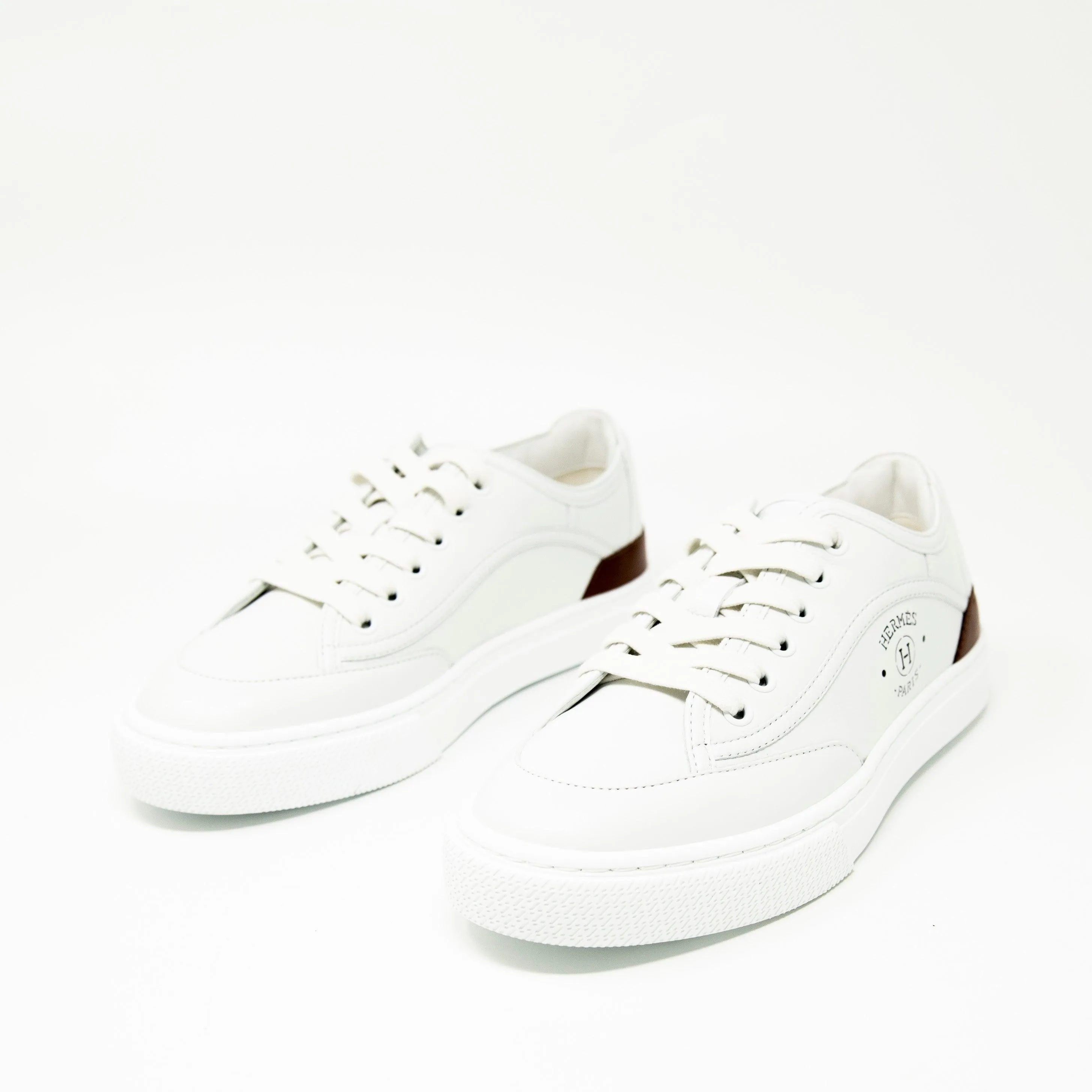 Hermes White Get Sneakers 36