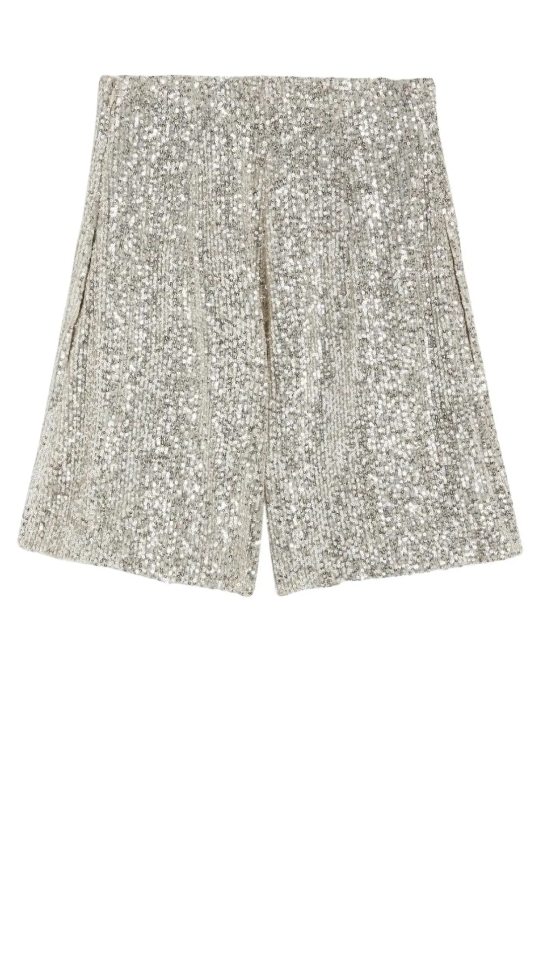 High-Waisted Sparkle Shorts