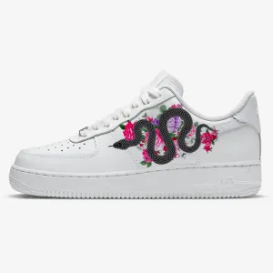 Hot Pink Floral Snake AF1