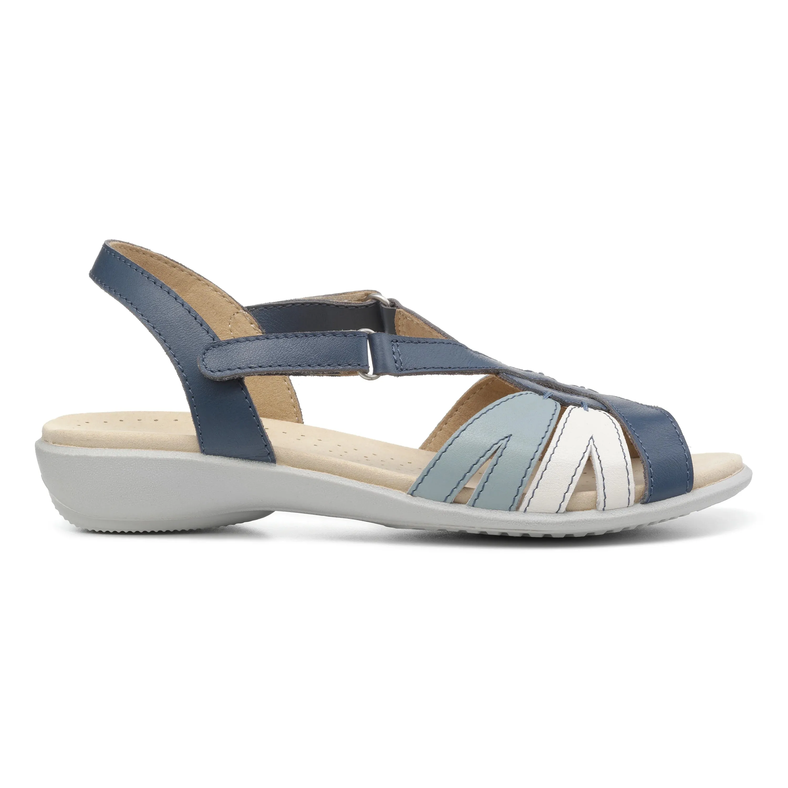 Hotter Flare Sandal NAVY MULTI