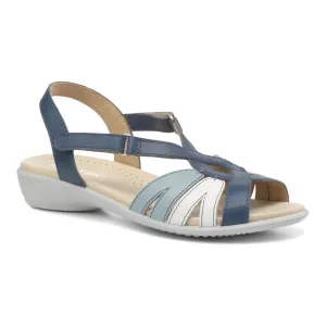 Hotter Flare Sandal NAVY MULTI