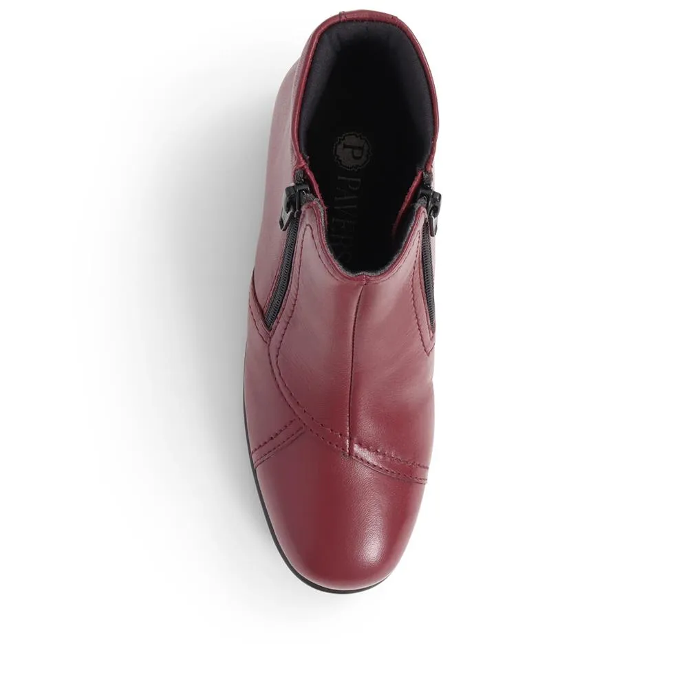 Leather Ladies Ankle Boots - HSKEMP1811 / 146 311