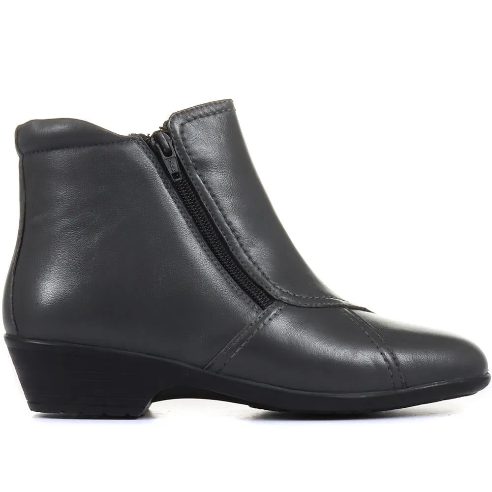 Leather Ladies Ankle Boots - HSKEMP1811 / 146 311