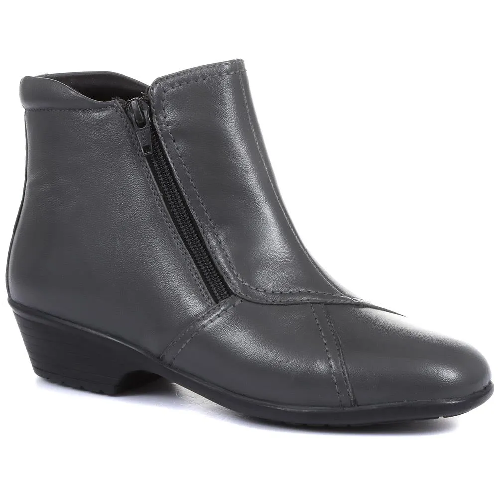 Leather Ladies Ankle Boots - HSKEMP1811 / 146 311