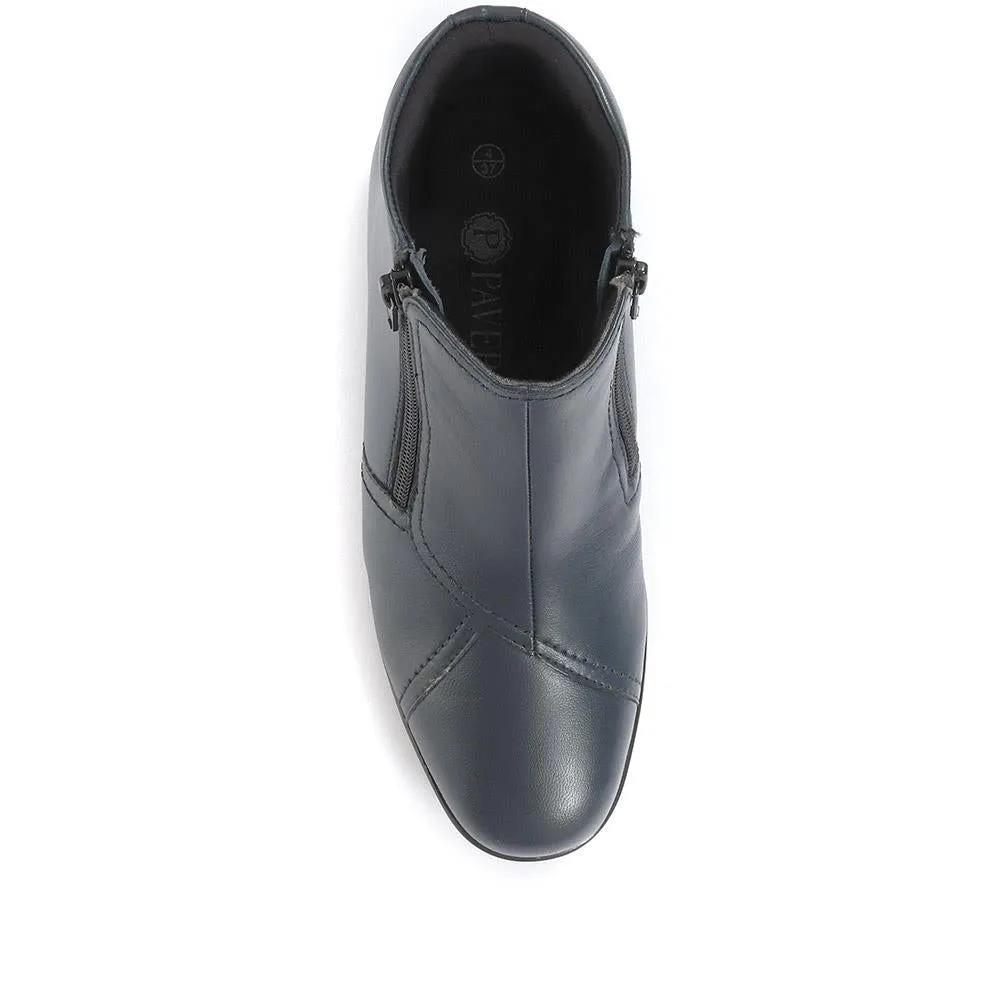Leather Ladies Ankle Boots - HSKEMP1811 / 146 311