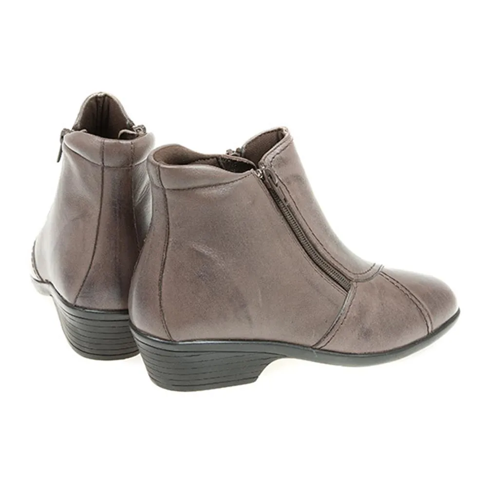 Leather Ladies Ankle Boots - HSKEMP1811 / 146 311