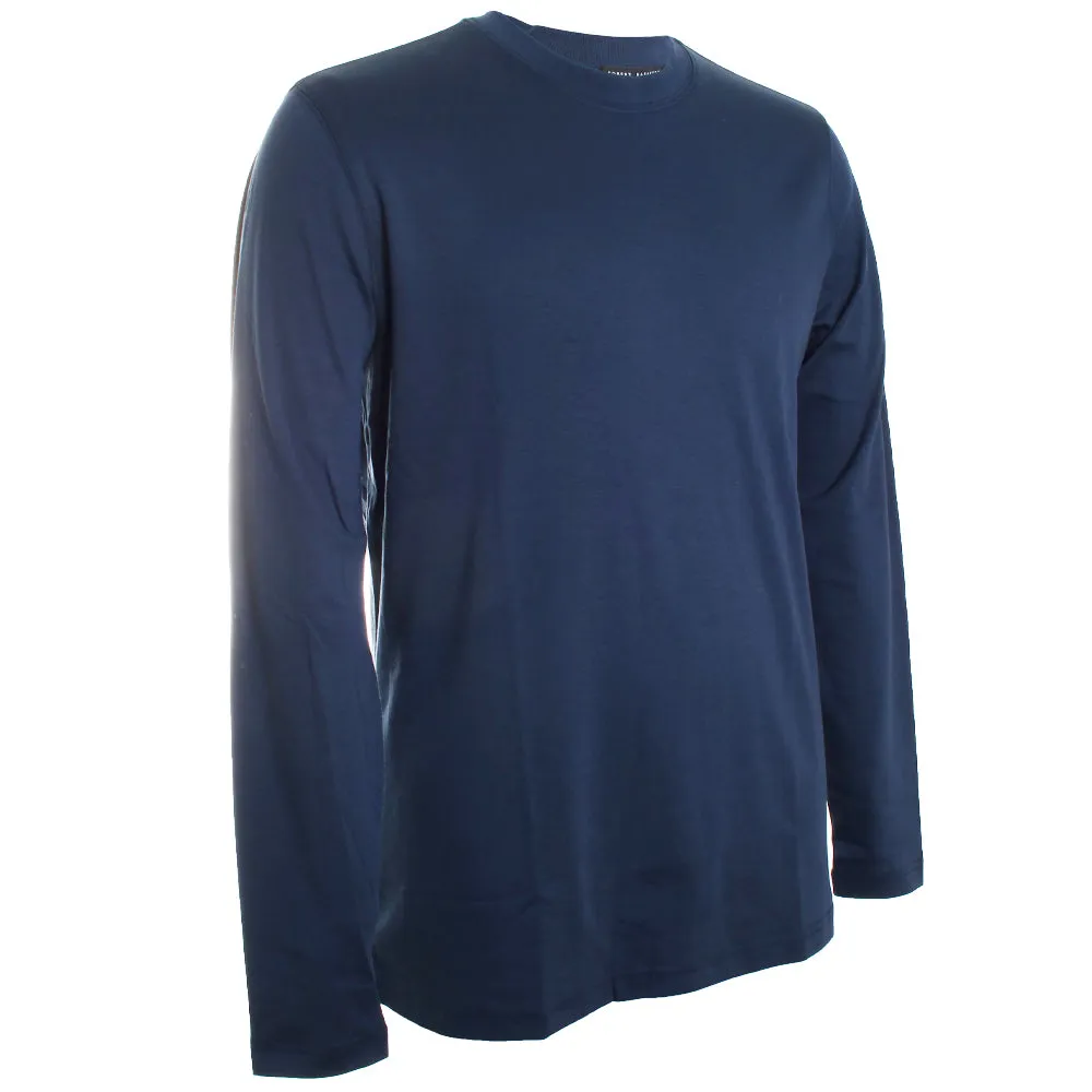 Long Sleeve High Crew Neck Tee