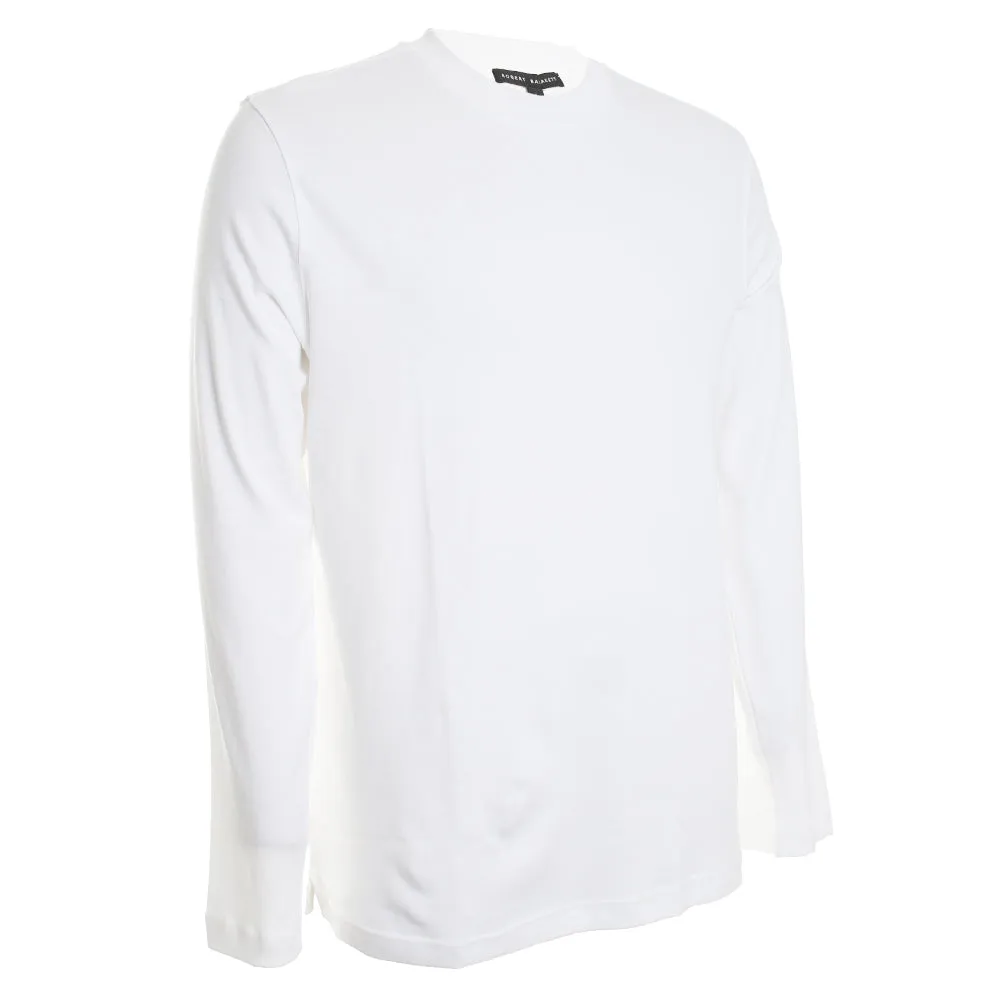 Long Sleeve High Crew Neck Tee