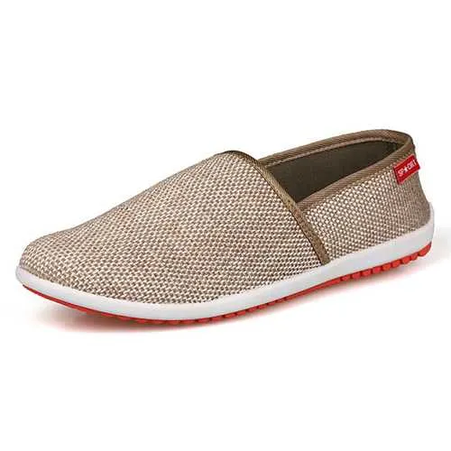 Men Shoes Cotton Blend Low Top Slip On Casual Outdoor Comfortable Flats