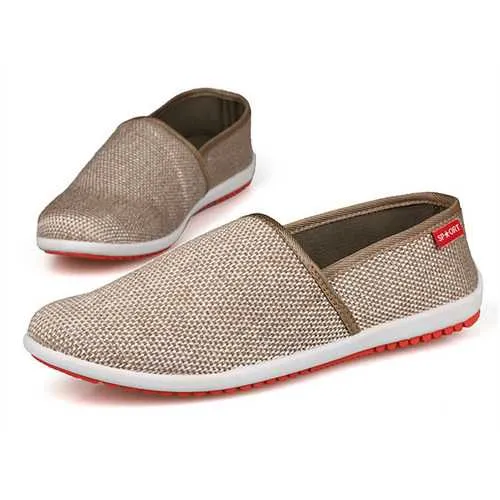 Men Shoes Cotton Blend Low Top Slip On Casual Outdoor Comfortable Flats