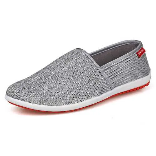 Men Shoes Cotton Blend Low Top Slip On Casual Outdoor Comfortable Flats