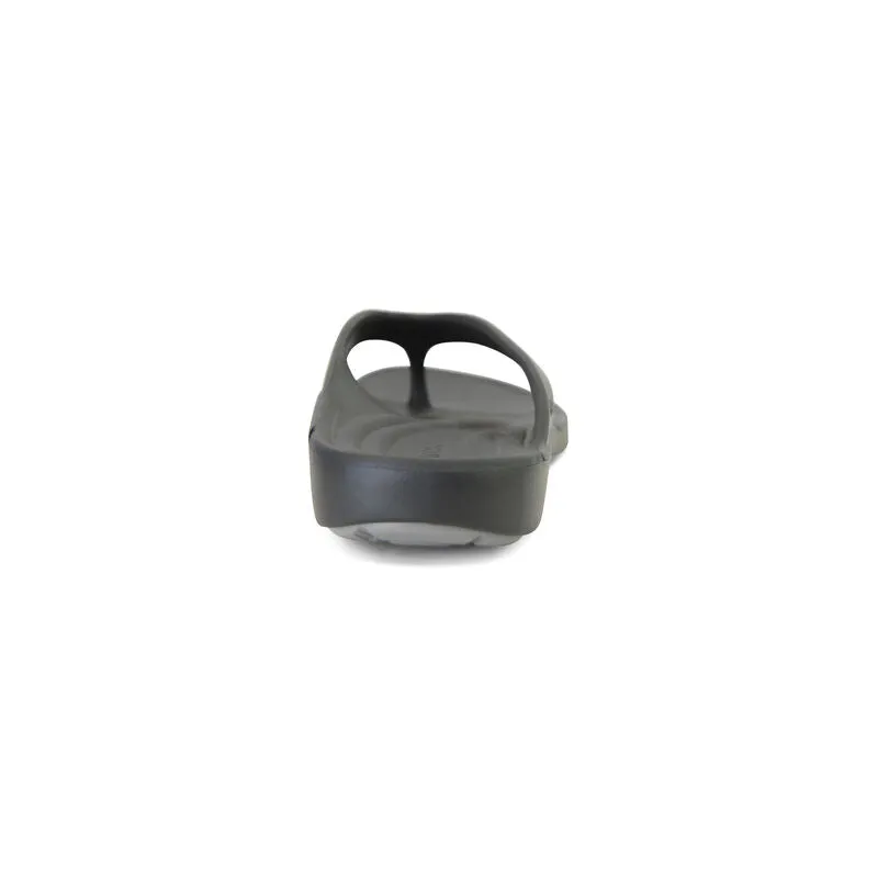 MEN'S AETREX MAUI ORTHOTIC FLIPS | BLACK