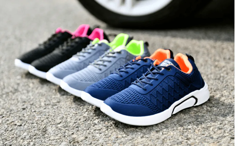New Spring Sports Shoes, Three-color Optional Mesh Casual Fashion Shoes, Comfortable Outdoor Running Shoes