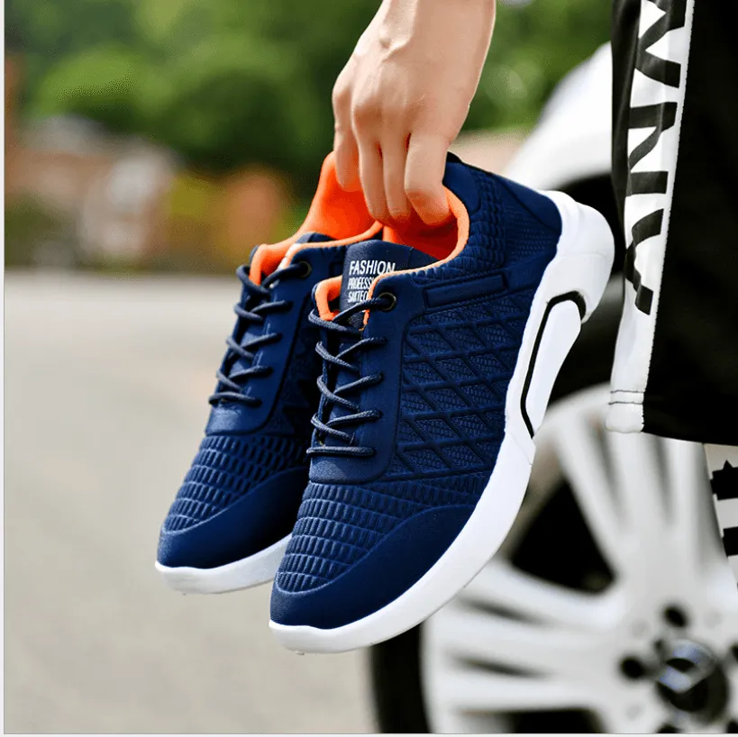 New Spring Sports Shoes, Three-color Optional Mesh Casual Fashion Shoes, Comfortable Outdoor Running Shoes