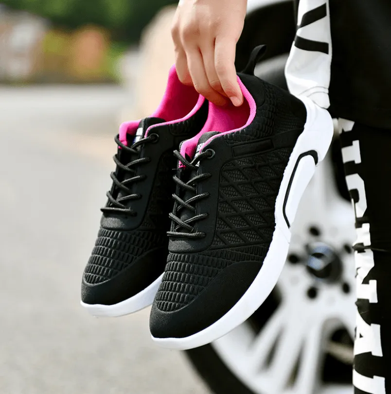 New Spring Sports Shoes, Three-color Optional Mesh Casual Fashion Shoes, Comfortable Outdoor Running Shoes