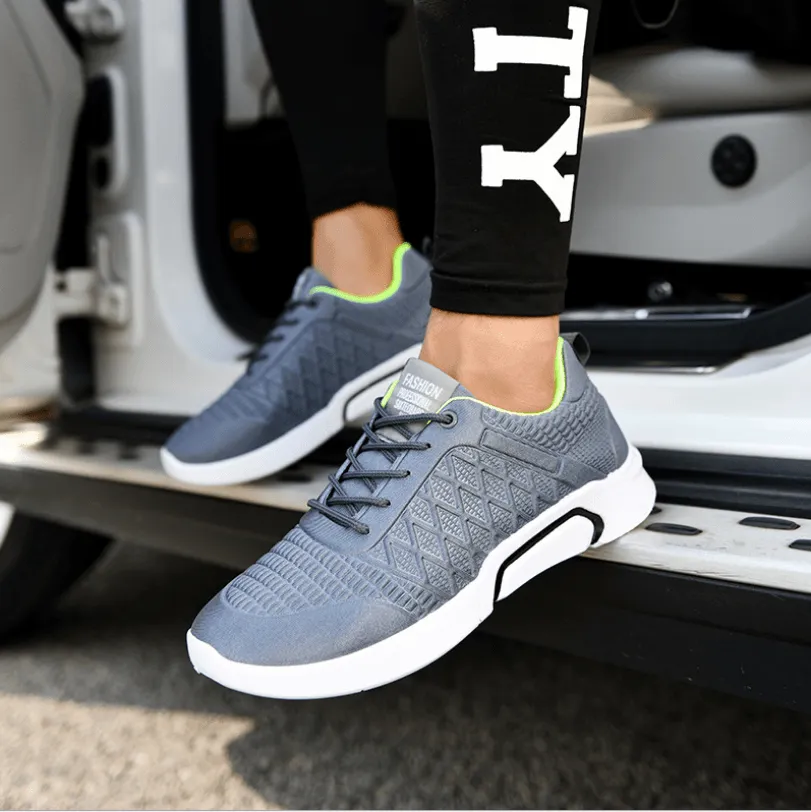 New Spring Sports Shoes, Three-color Optional Mesh Casual Fashion Shoes, Comfortable Outdoor Running Shoes
