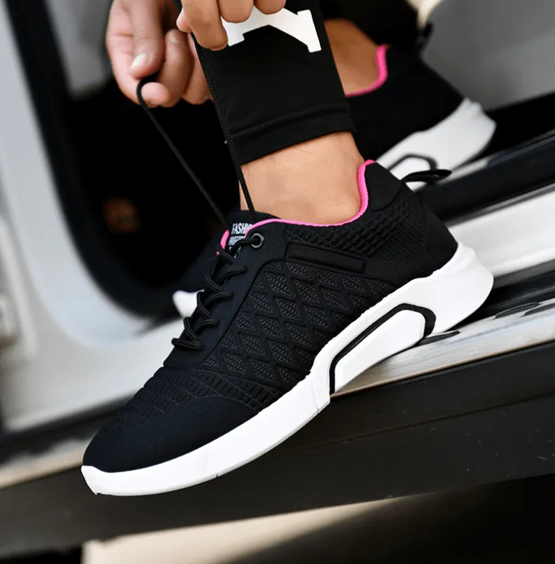 New Spring Sports Shoes, Three-color Optional Mesh Casual Fashion Shoes, Comfortable Outdoor Running Shoes