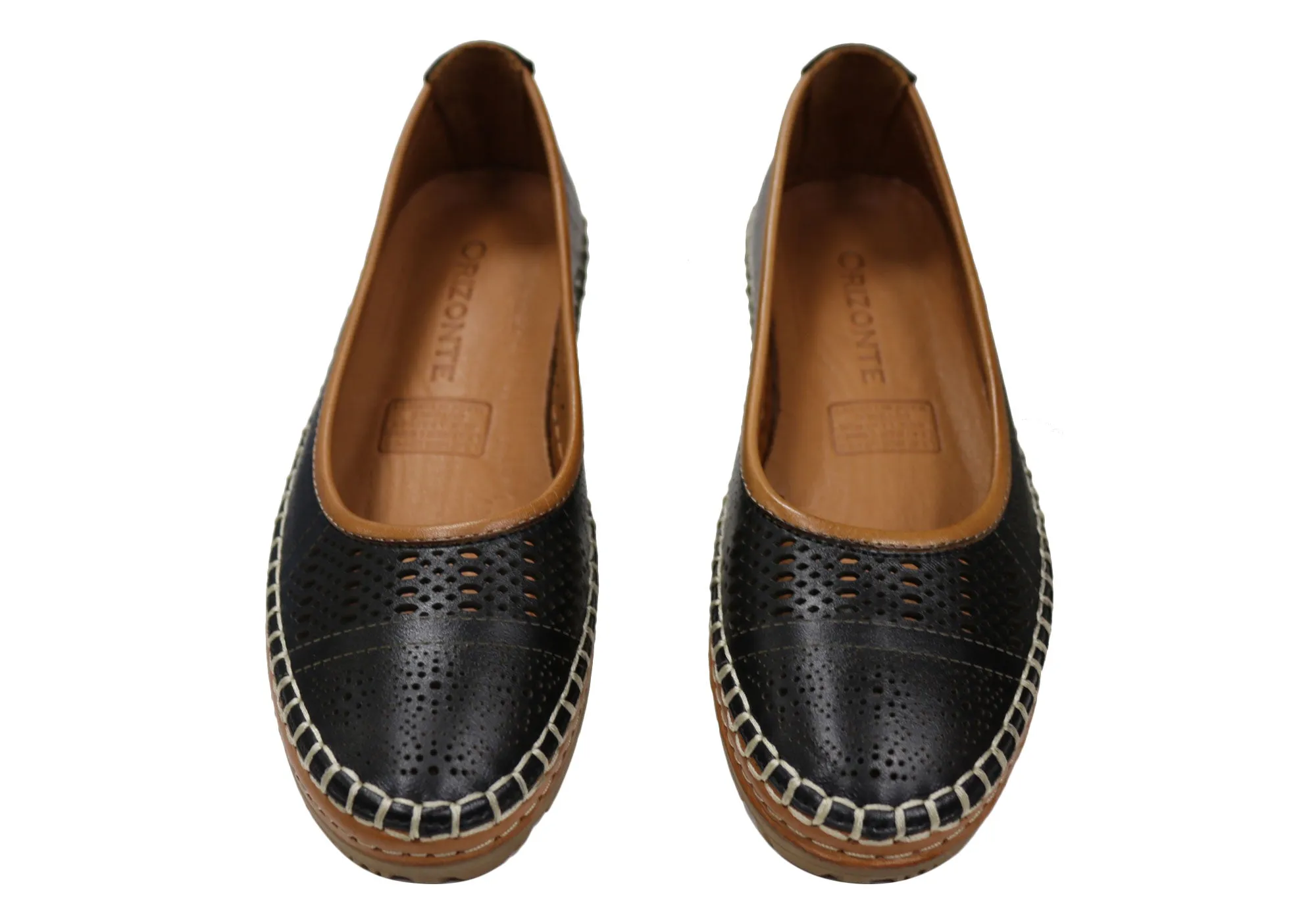 Orizonte Paige Womens European Comfortable Soft Leather Shoes