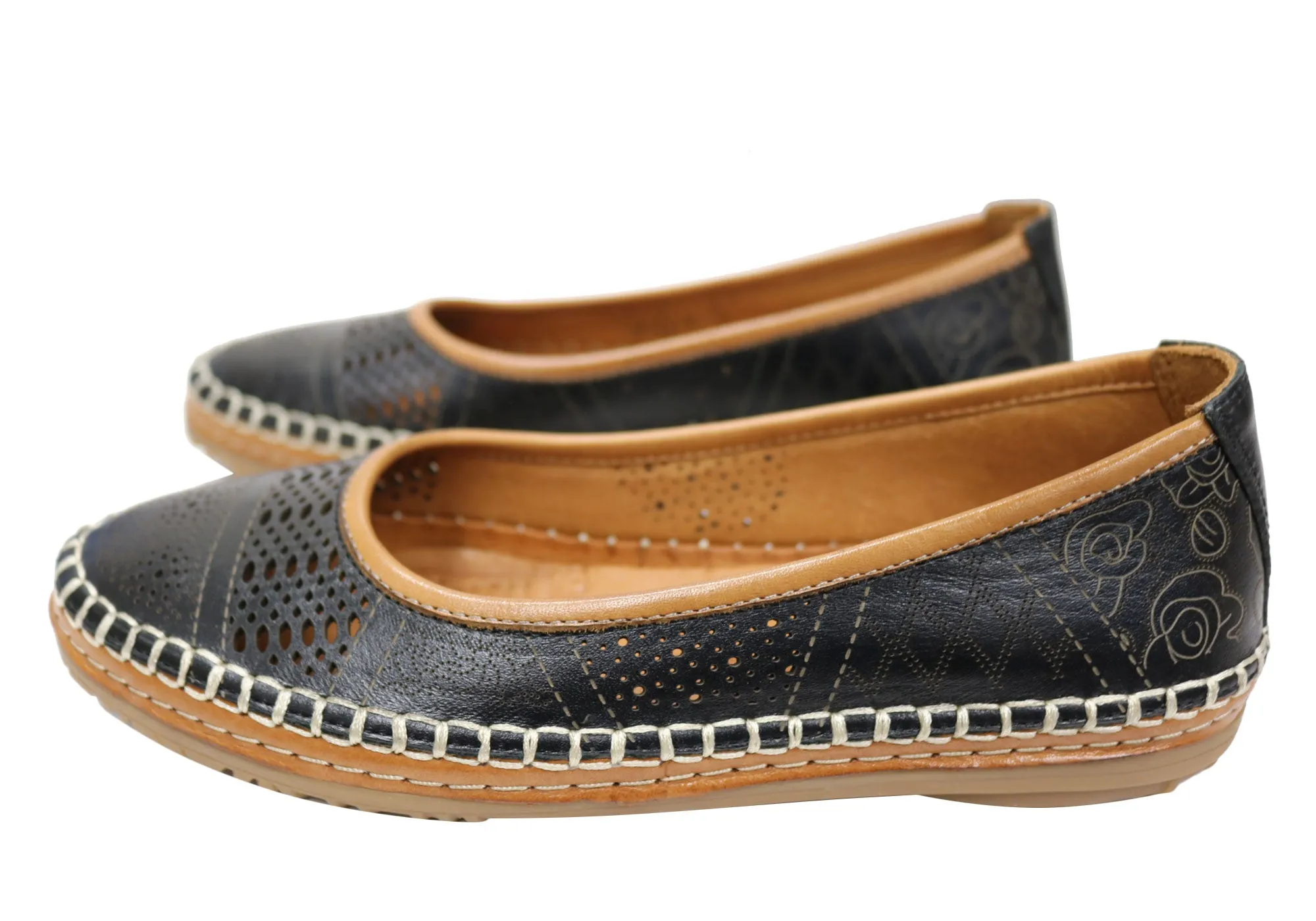 Orizonte Paige Womens European Comfortable Soft Leather Shoes