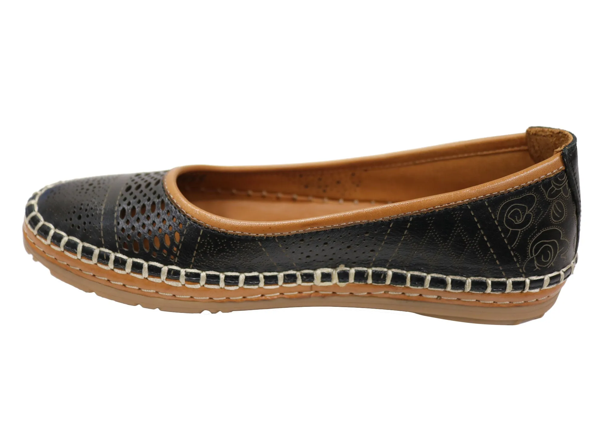 Orizonte Paige Womens European Comfortable Soft Leather Shoes