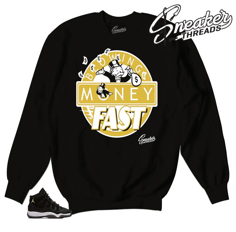 Retro 11 Stingray Blowing Money Fast Sweater