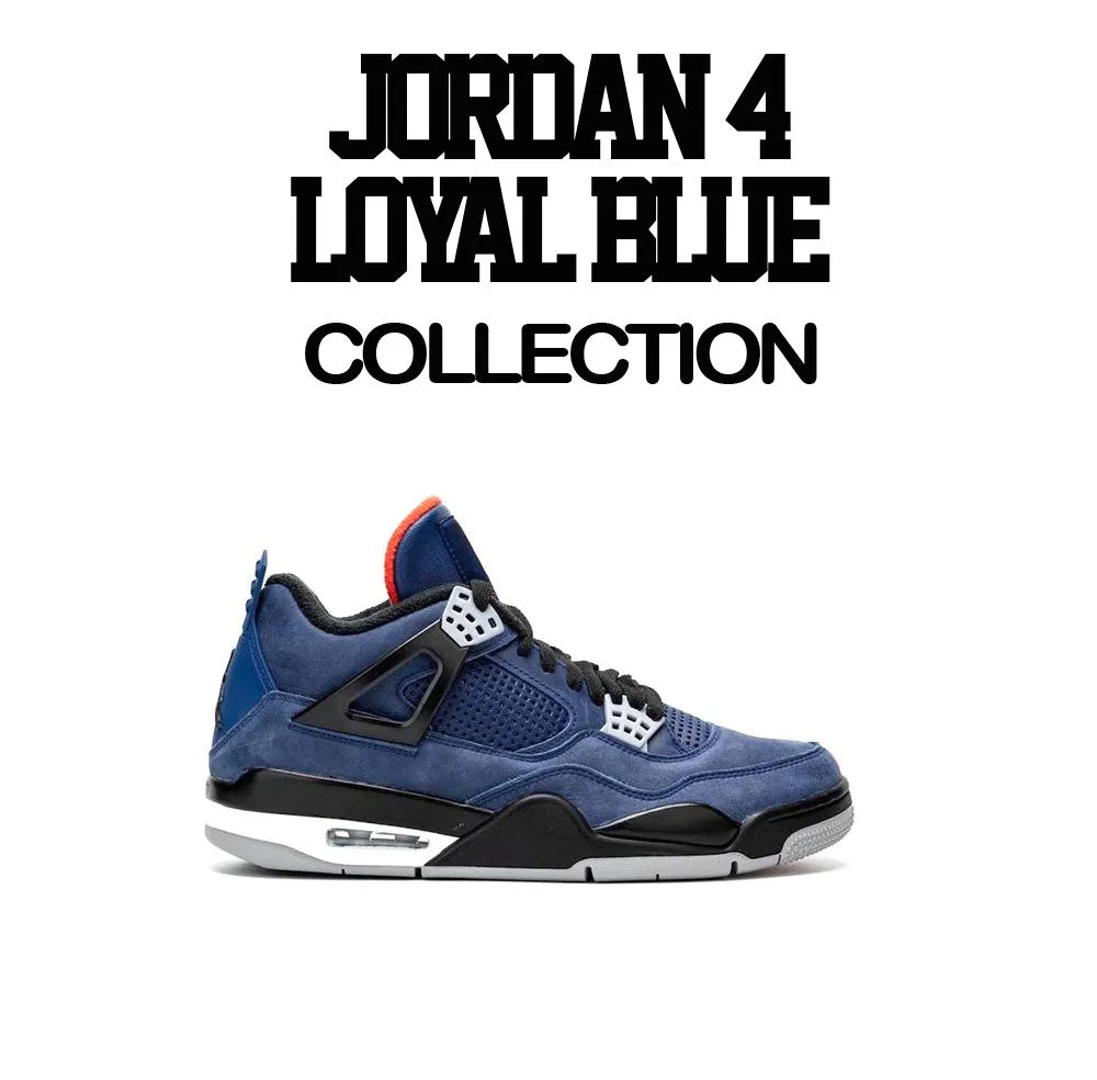 Retro 4 Loyal Blue Blowing Money Fast Shirt