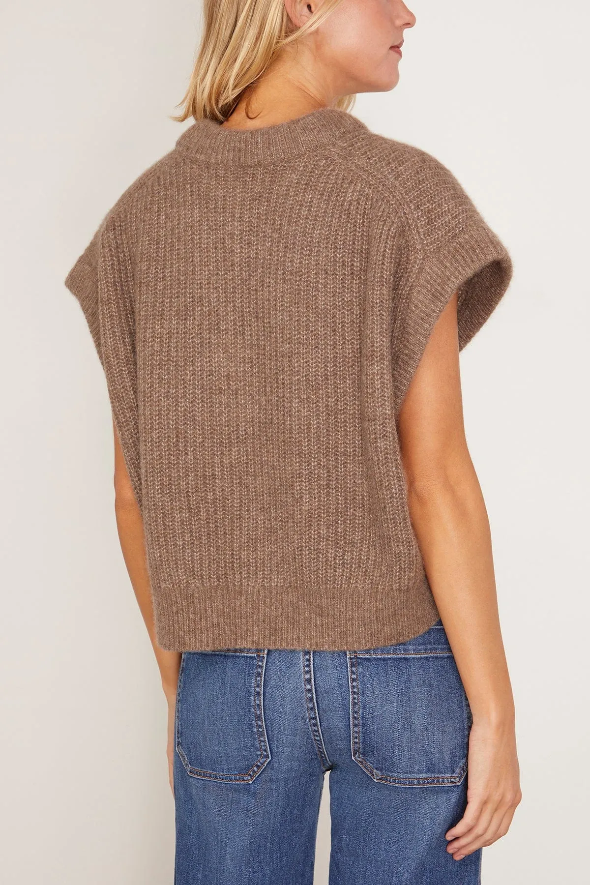 Softest Oliva Vest in Hazelnut