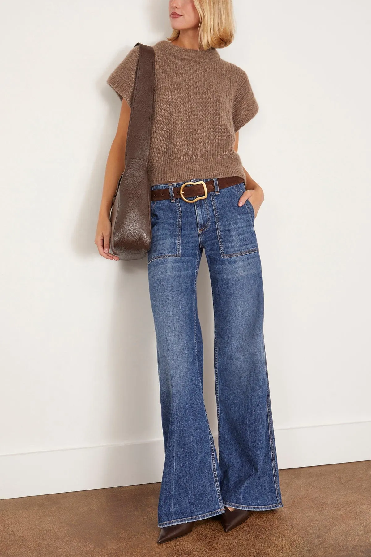 Softest Oliva Vest in Hazelnut