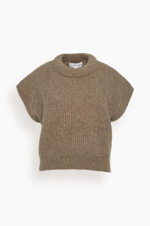 Softest Oliva Vest in Hazelnut